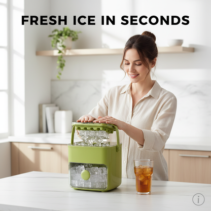 ZOVYI - 48 Grid Ice Cube Mold Reusable Refrigerator Ice Maker One-touch Easy Release Homemade Ice Cube Tray Mold Home Ice Making Tool