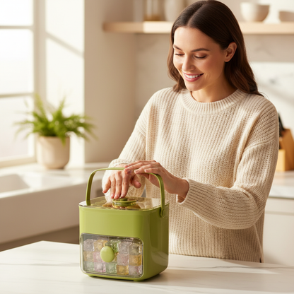 ZOVYI - 48 Grid Ice Cube Mold Reusable Refrigerator Ice Maker One-touch Easy Release Homemade Ice Cube Tray Mold Home Ice Making Tool